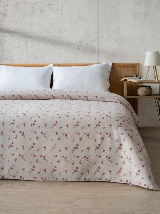 Blanket, Quilted, Bedspread | Lightweight Summer Blanket & Throw | Decorative Printed Bed Cover